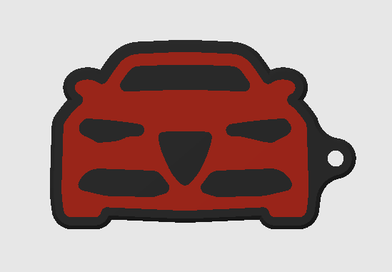 Alfa Romeo Giulia kulcstartó