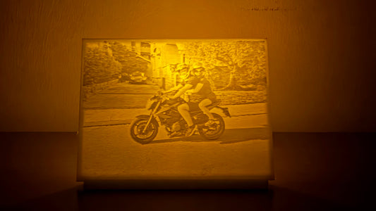 Lithophane lámpás