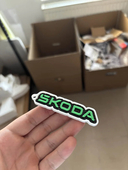 Skoda stílusú felirat