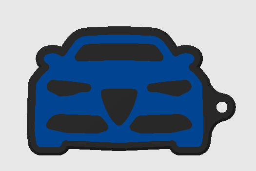 Alfa Romeo Giulia kulcstartó