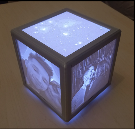 Lithophane lámpás