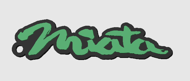 Mazda Miata stílusú kulcstartók