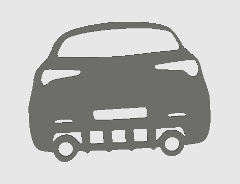 Alfa Romeo Giulietta stílusú kulcstartók